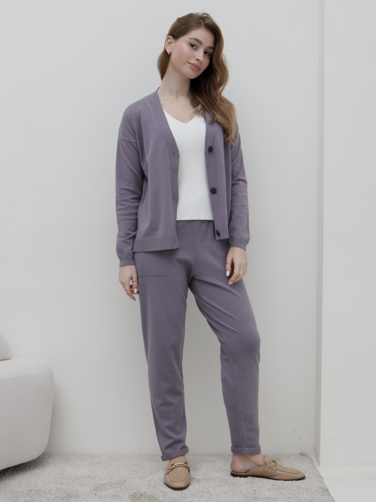 Брюки с подворотом